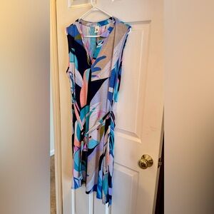 Sew in Love Colorful Abstract Print Dress
